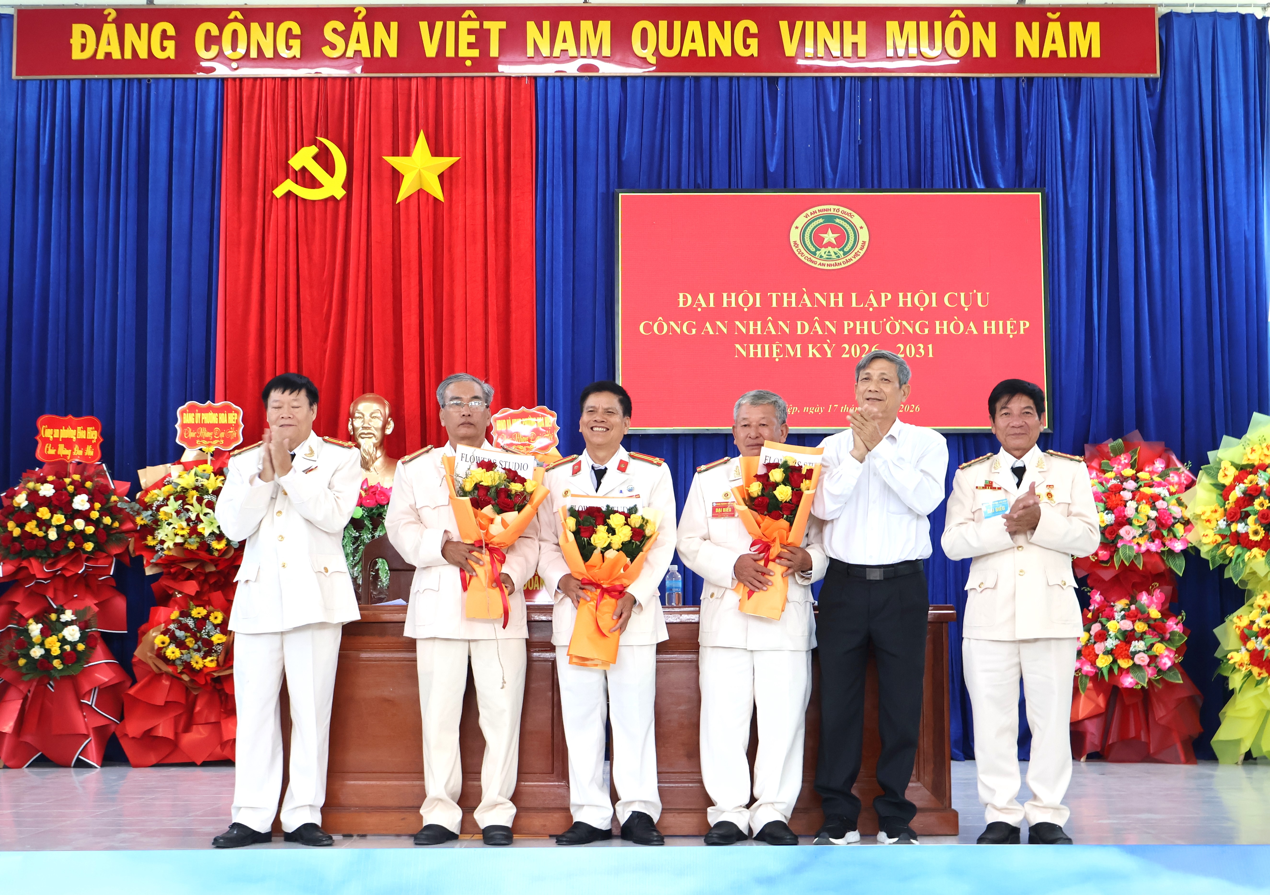 Đại hội thành lập Hội Cựu Công an nhân dân phường Hoà Hiệp, nhiệm kỳ 2026-2031