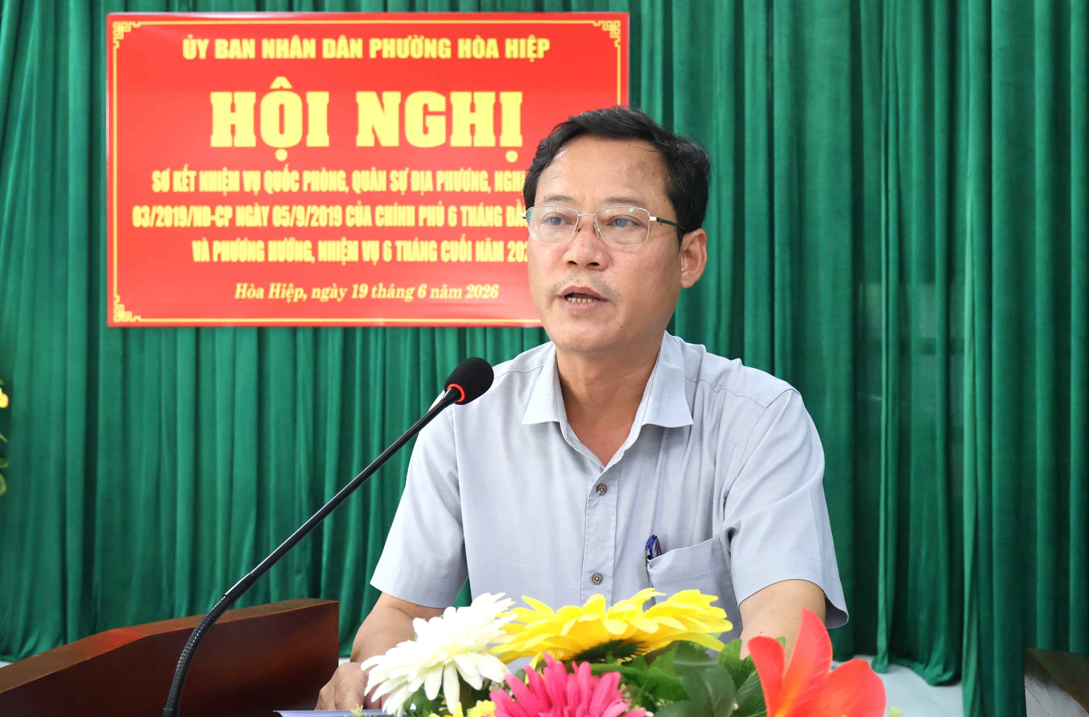Sơ kết nhiệm vụ Quốc phòng Quân sự địa phương 6 tháng đầu năm 2026