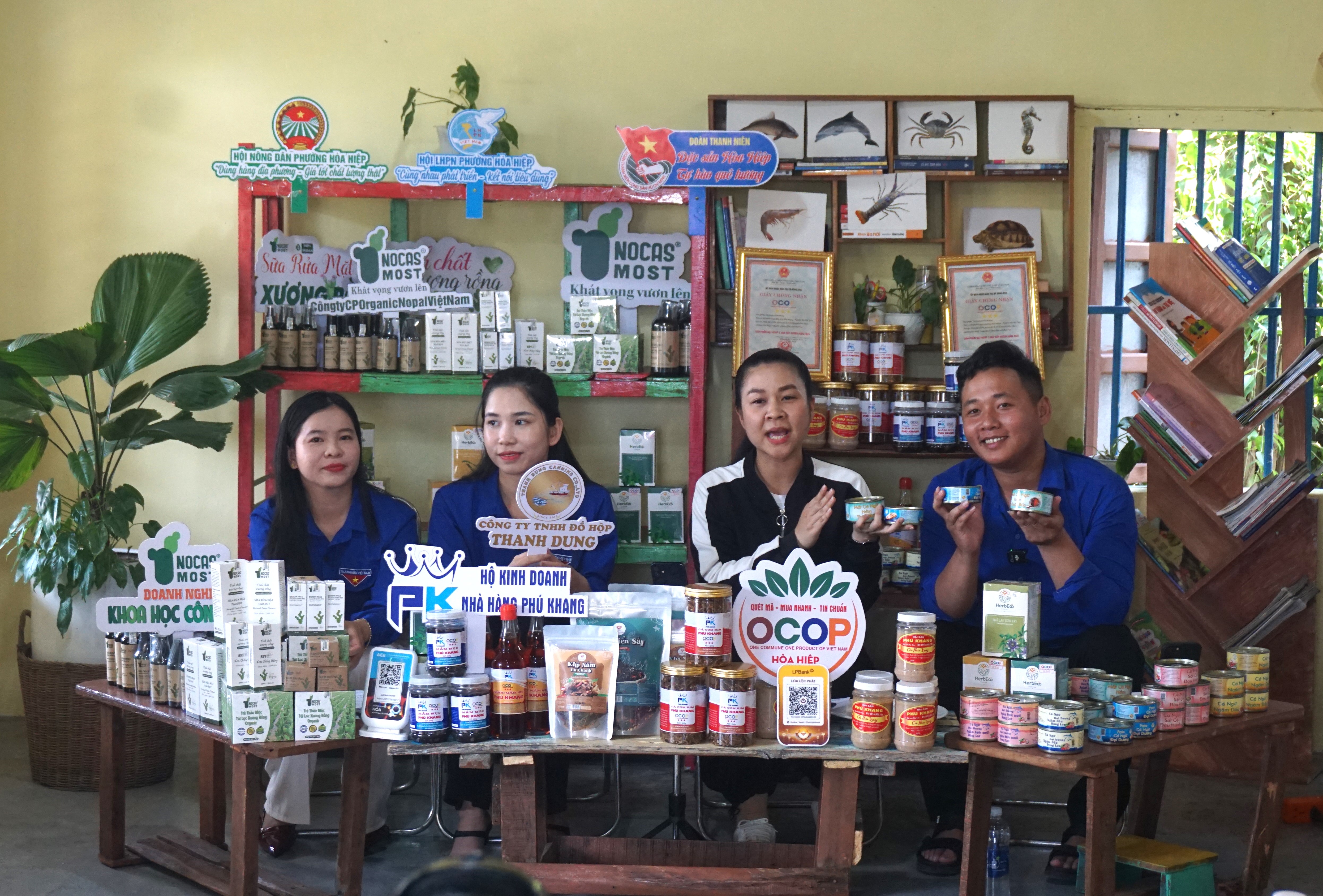 Phường Hoà Hiệp: Livestream giới thiệu, quảng bá sản phẩm OCOP và các sản phẩm đặc trưng, tiêu biểu