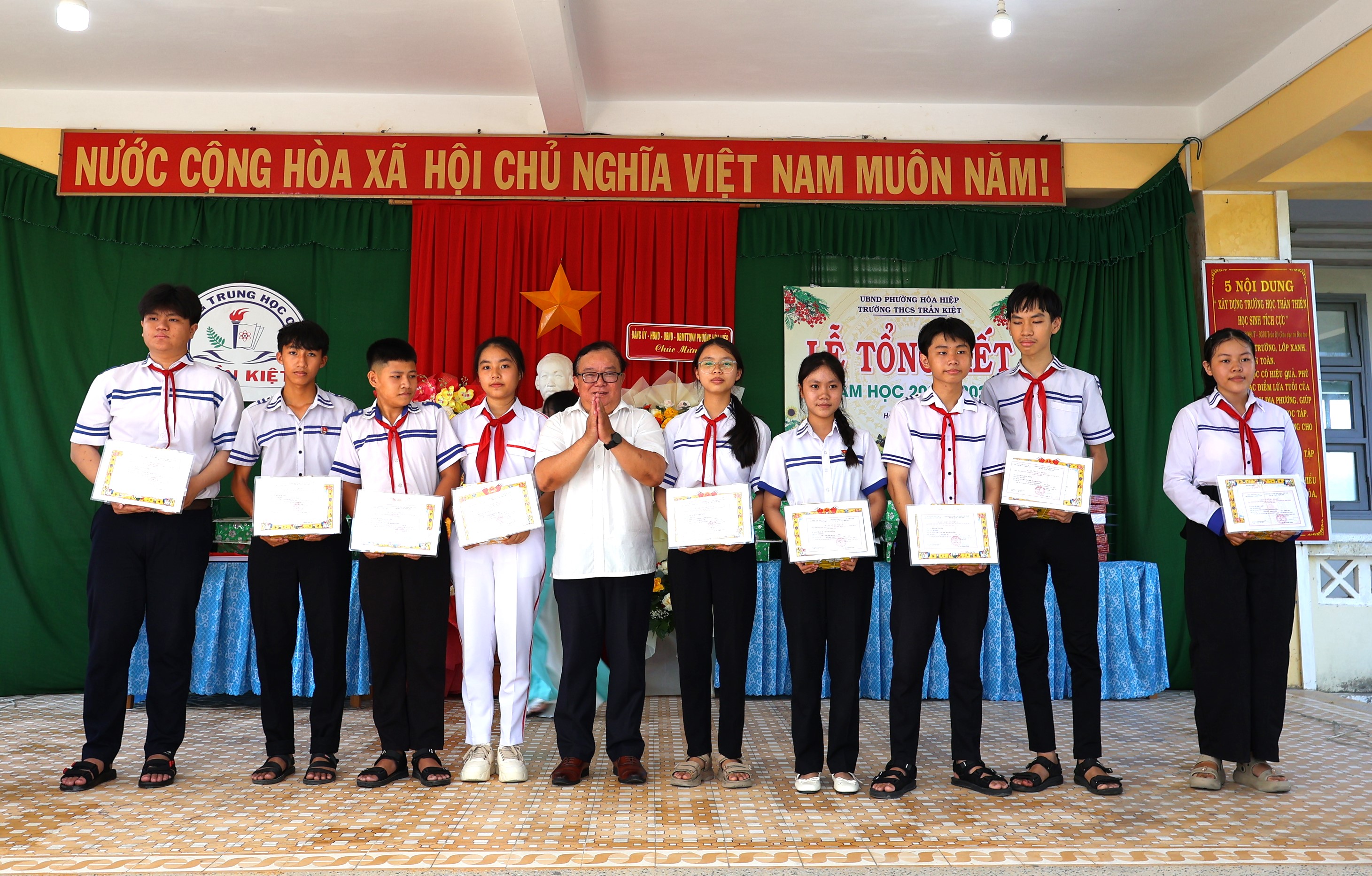 Trường THCS Trần Kiệt tổng kết năm học 2025-2026