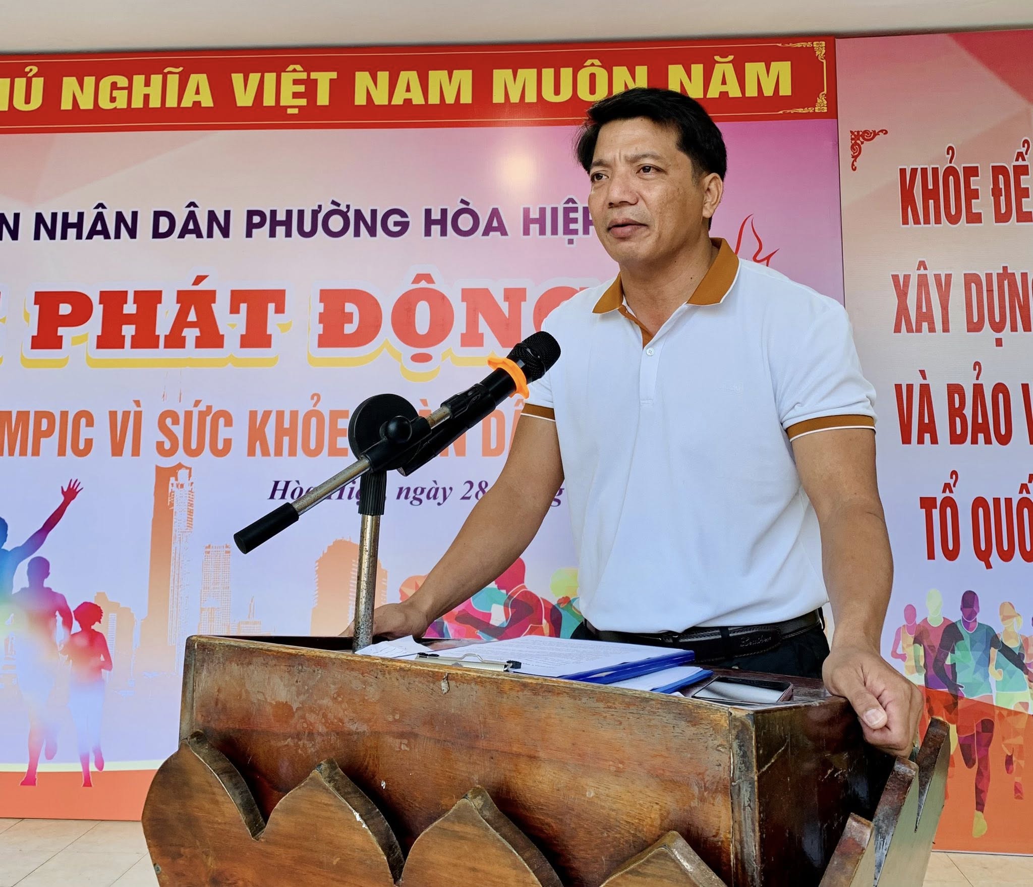 PHƯỜNG HÒA HIỆP TỔ CHỨC LỄ PHÁT ĐỘNG NGÀY CHẠY OLYMPIC VÌ SỨC KHỎE TOÀN DÂN NĂM 2026
