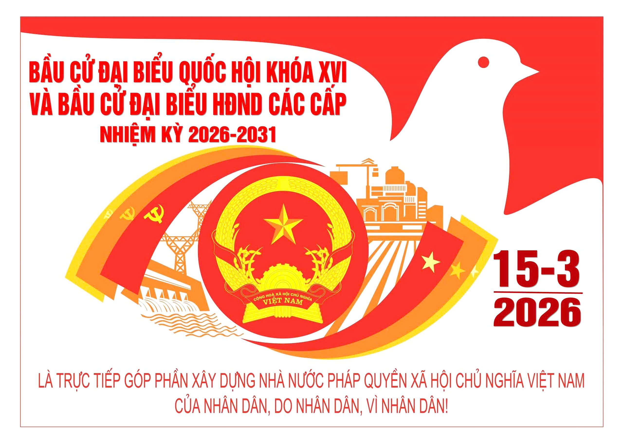 NỘI DUNG, TIẾN TRÌNH CÁC BƯỚC TRIỂN KHAI CÔNG TÁC BẦU CỬ ĐẠI BIỂU QUỐC HỘI KHÓA XVI VÀ ĐẠI BIỂU HĐND CÁC CẤP NHIỆM KỲ 2026 – 2031