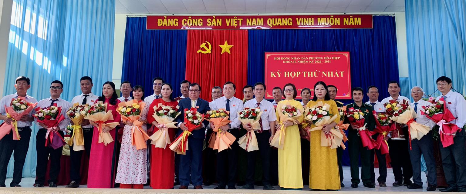 PHƯỜNG HÒA HIỆP TỔ CHỨC KỲ HỌP THỨ NHẤT HĐND PHƯỜNG KHÓA II, NHIỆM KỲ 2026 – 2031