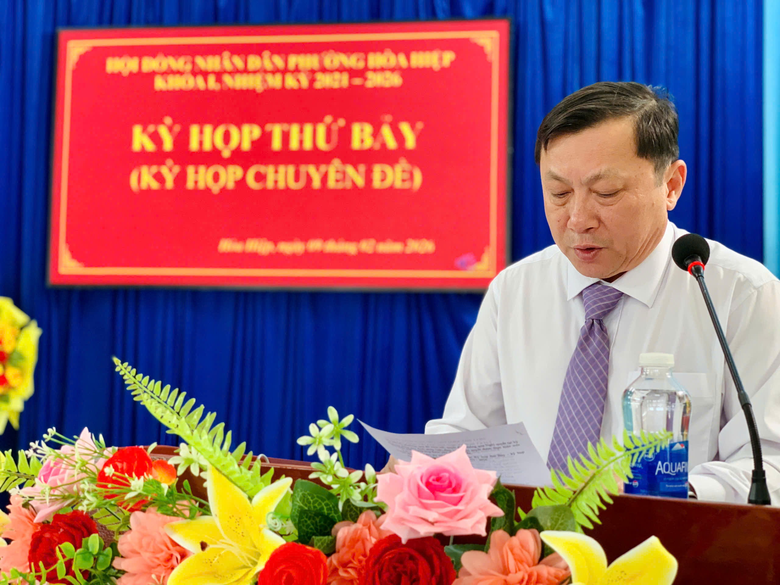 HĐND phường Hòa Hiệp tổ chức Kỳ họp thứ Bảy (kỳ họp chuyên đề), thông qua nhiều nghị quyết quan trọng và bầu bổ sung Ủy viên UBND phường