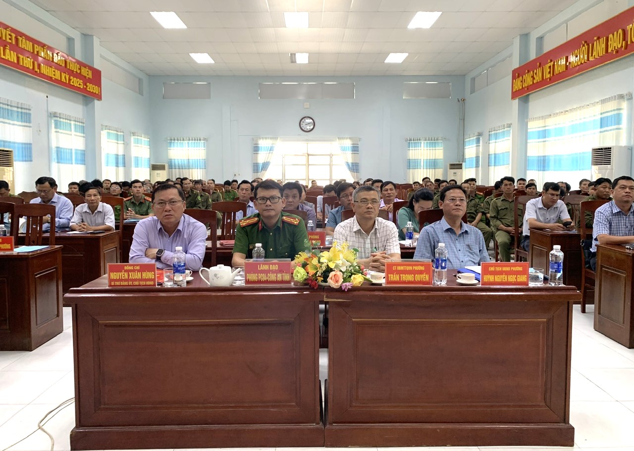 Hoà Hiệp phấn đấu đến năm 2030 trở thành phường không ma tuý